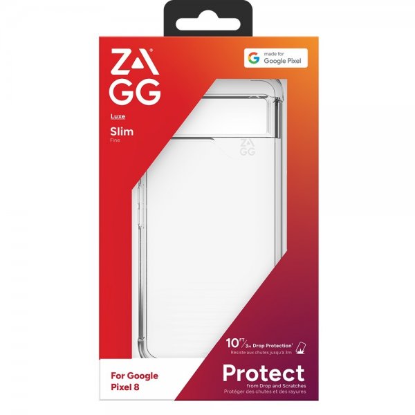 ZAGG Google Pixel 8 Cover Luxe Transparent