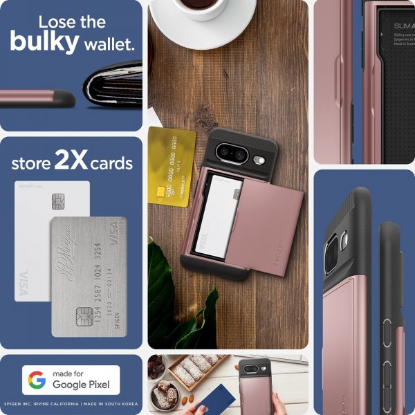 Spigen Google Pixel 8 Cover Slim Armor CS Rose Gold