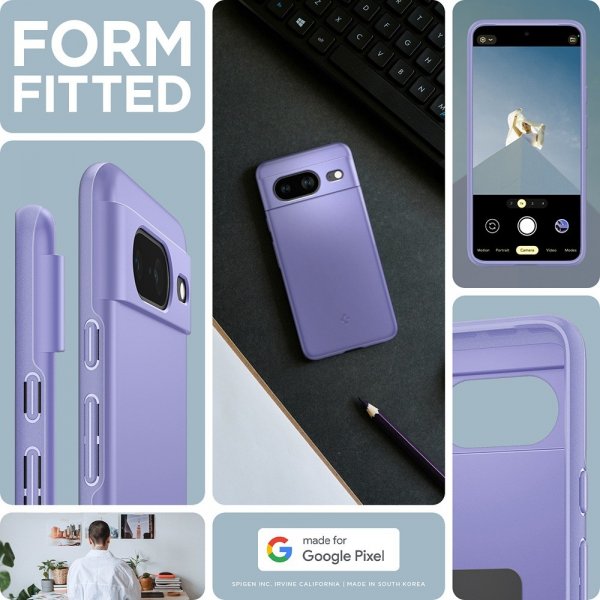Spigen Google Pixel 8 Cover Thin Fit Awesome Violet