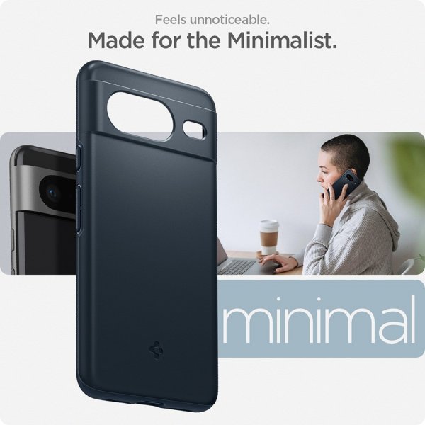 Spigen Google Pixel 8 Cover Thin Fit Metal Slate