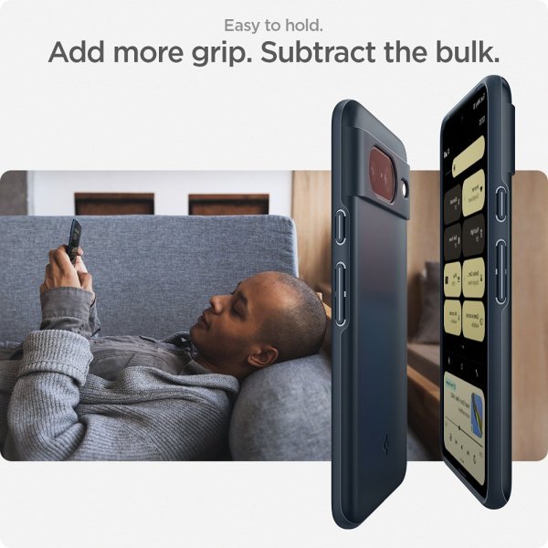 Spigen Google Pixel 8 Cover Thin Fit Metal Slate