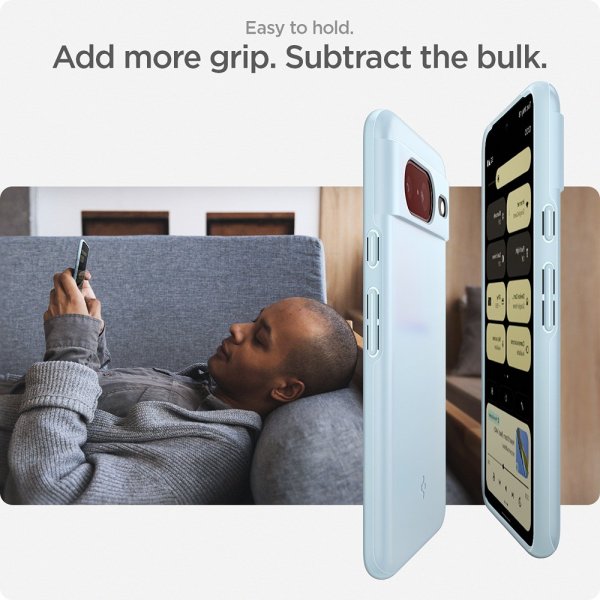 Spigen Google Pixel 8 Cover Thin Fit Mute Blue