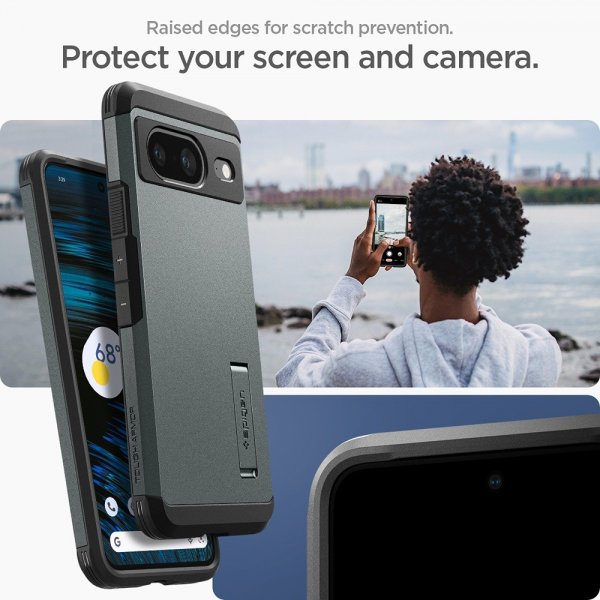 Spigen Google Pixel 8 Cover Tough Armor Abyss Green