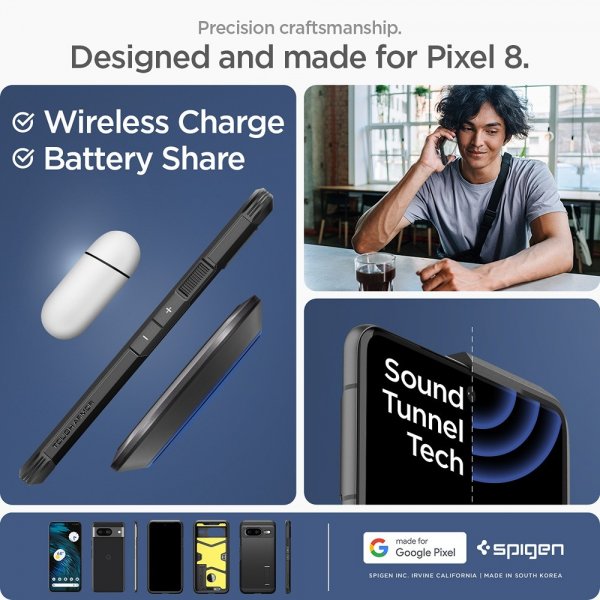 Spigen Google Pixel 8 Cover Tough Armor Sort