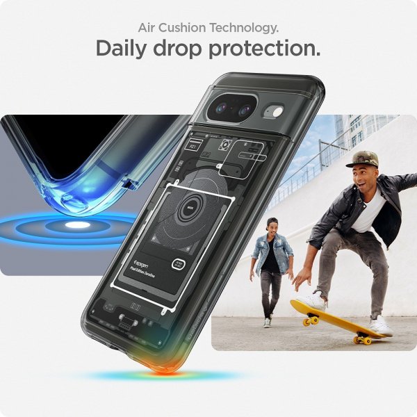 Spigen Google Pixel 8 Cover Ultra Hybrid Zero One Sort