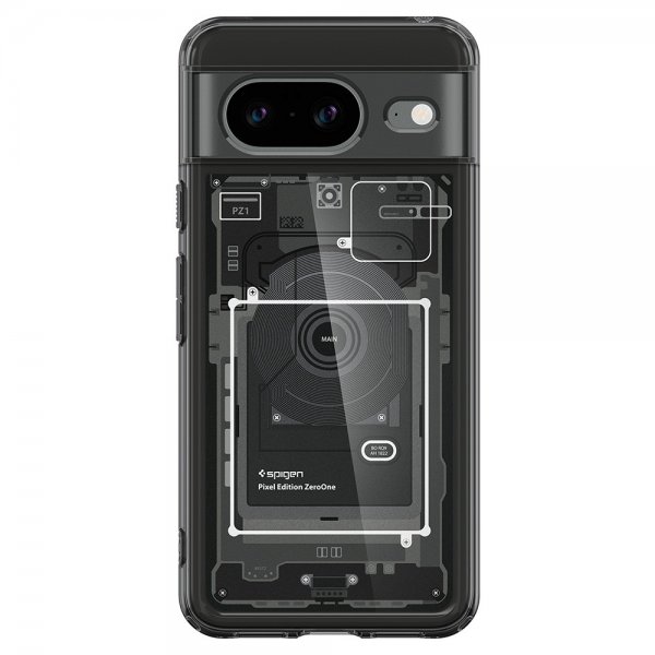 Spigen Google Pixel 8 Cover Ultra Hybrid Zero One Sort