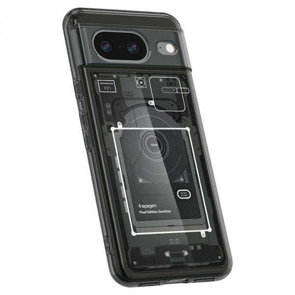 Spigen Google Pixel 8 Cover Ultra Hybrid Zero One Sort