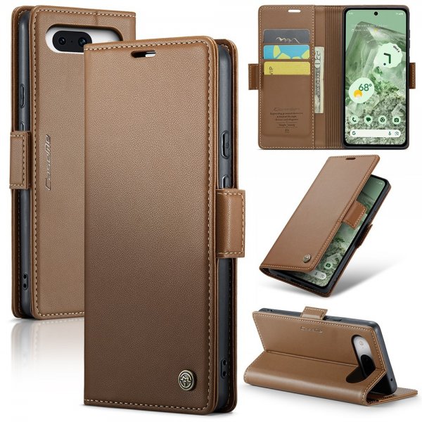 CaseMe Google Pixel 8a Cover 023 Series Brun