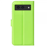 Google Pixel 8a Cover Litchi Grøn