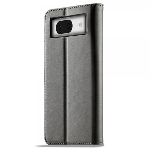 Lc.Imeeke Google Pixel 8a Cover med Kortlomme og Standfunktion Grå