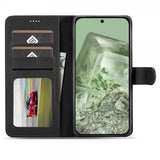 Lc.Imeeke Google Pixel 8a Cover med Kortplads Kickstand Funktion Sort