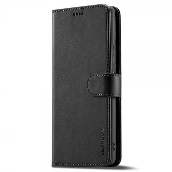 Lc.Imeeke Google Pixel 8a Cover med Kortplads Kickstand Funktion Sort