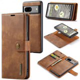 Dg.Ming Google Pixel 8a Cover med Aftageligt Cover Brun