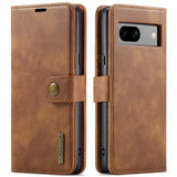 Dg.Ming Google Pixel 8a Cover med Aftageligt Cover Brun