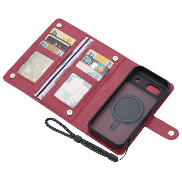 VILI Google Pixel 8a Cover med Aftageligt Cover GMA Series MagSafe Magenta