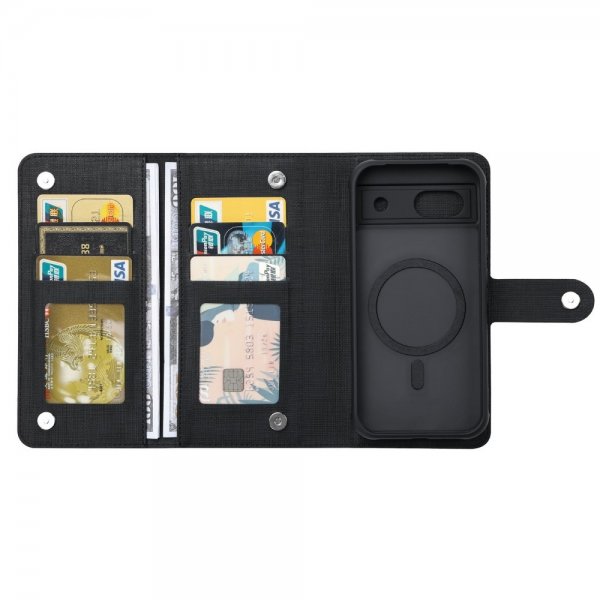 VILI Google Pixel 8a Cover med Aftageligt Cover GMA Series MagSafe Sort