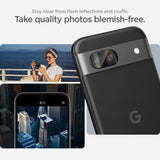 Spigen Google Pixel 8a Kamerabeskyttelsesglas Glas.tR EZ Fit Optik 2-pak Crystal Clear