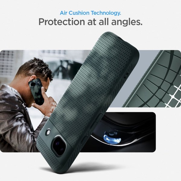 Spigen Google Pixel 8a Cover Liquid Air Abyss Green