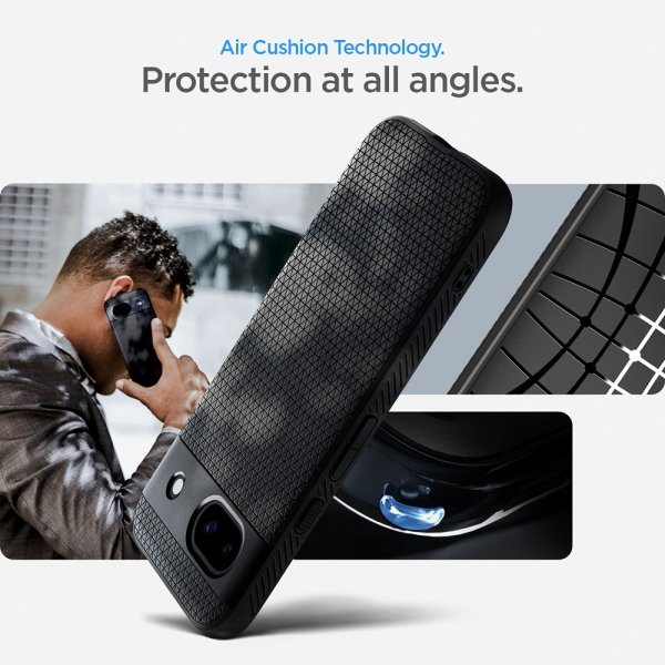 Spigen Google Pixel 8a Cover Liquid Air Matte Black