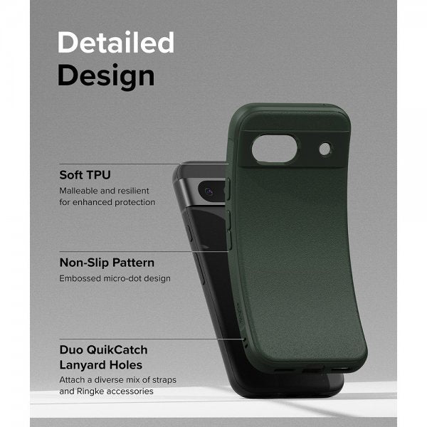 Ringke Google Pixel 8a Cover Onyx Mørkegrøn