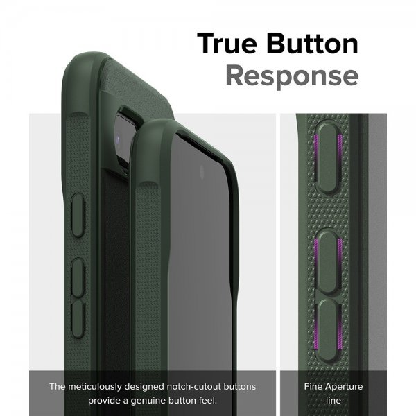 Ringke Google Pixel 8a Cover Onyx Mørkegrøn