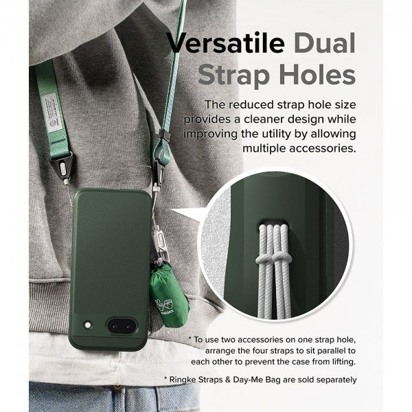 Ringke Google Pixel 8a Cover Onyx Mørkegrøn
