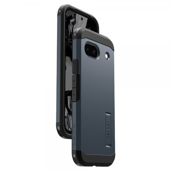 Spigen Google Pixel 8a Cover Tough Armor Metal Slate