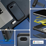Spigen Google Pixel 8a Cover Tough Armor Metal Slate