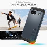 Spigen Google Pixel 8a Cover Tough Armor Metal Slate
