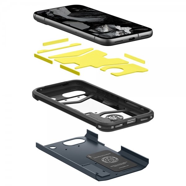 Spigen Google Pixel 8a Cover Tough Armor Metal Slate