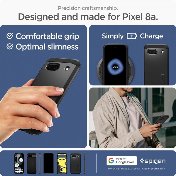 Spigen Google Pixel 8a Cover Tough Armor Sort