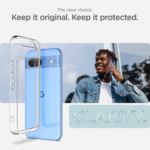 Spigen Google Pixel 8a Cover Ultra Hybrid Crystal Clear