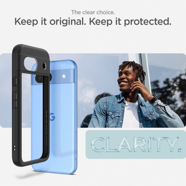 Spigen Google Pixel 8a Cover Ultra Hybrid Matteret Sort