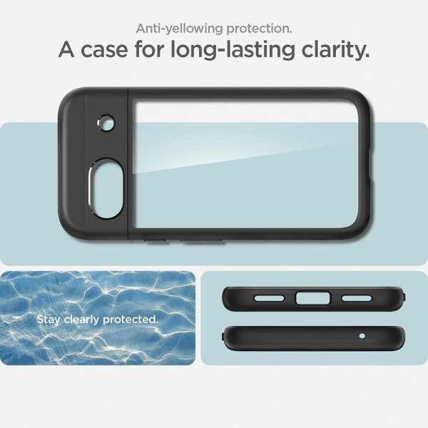 Spigen Google Pixel 8a Cover Ultra Hybrid Matteret Sort