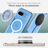 Spigen Google Pixel 8a Cover Ultra Hybrid Metal Ring MagFit Hvid