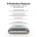 Ringke Google Pixel 8a Skærmbeskyttelse Dual Easy Film 2-pak
