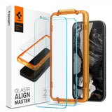 Spigen Google Pixel 8a Skærmbeskyttelse GLAS.tR ALIGNmaster 2-pak