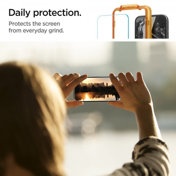 Spigen Google Pixel 8a Skærmbeskyttelse GLAS.tR ALIGNmaster 2-pak