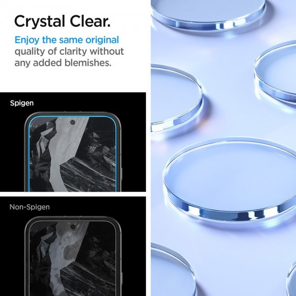 Spigen Google Pixel 8a Skærmbeskyttelse GLAS.tR ALIGNmaster 2-pak