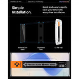 Spigen Google Pixel 9/9 Pro/Pixel 10/10 Pro Skærmbeskyttelse GLAS.tR EZ Fit Privacy 2-pak