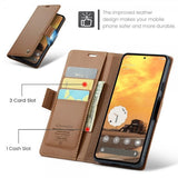CaseMe Google Pixel 9/Pixel 9 Pro Cover 023 Series Brun