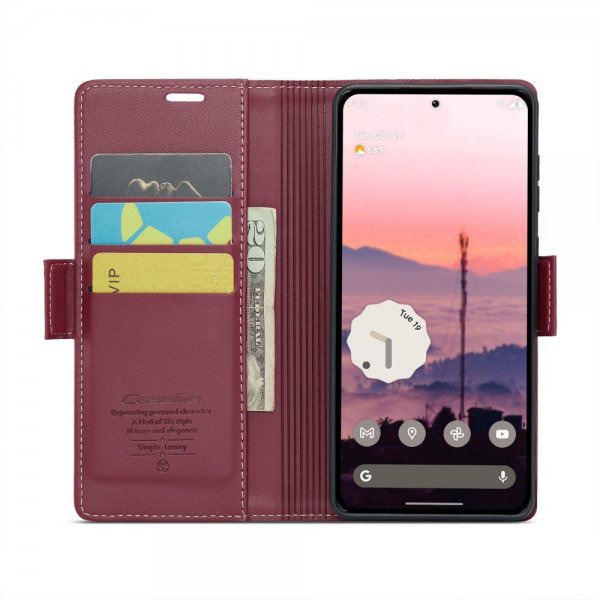 CaseMe Google Pixel 9/Pixel 9 Pro Cover 023 Series Rød