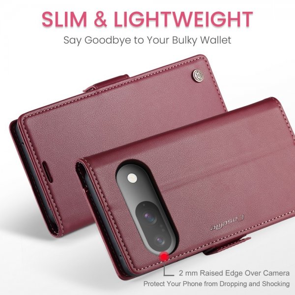 CaseMe Google Pixel 9/Pixel 9 Pro Cover 023 Series Rød