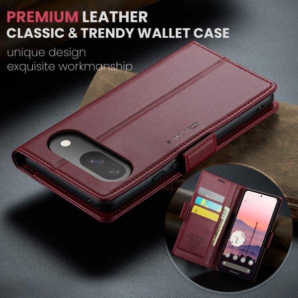 CaseMe Google Pixel 9/Pixel 9 Pro Cover 023 Series Rød