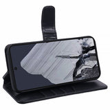Nordic Covers Google Pixel 9/Pixel 9 Pro Essential Læder Cover Raven Black