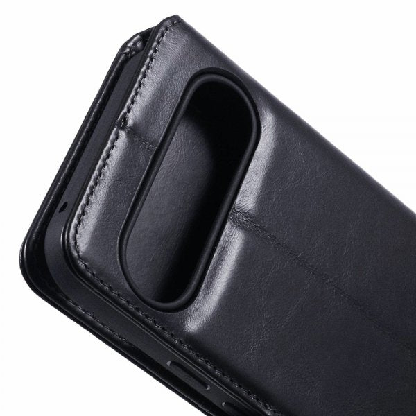 Nordic Covers Google Pixel 9/Pixel 9 Pro Essential Læder Cover Raven Black