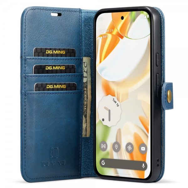 Dg.Ming Google Pixel 9/Pixel 9 Pro Etui med Aftageligt Cover Blå
