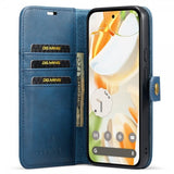 Dg.Ming Google Pixel 9/Pixel 9 Pro Etui med Aftageligt Cover Blå