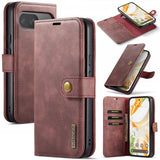 Dg.Ming Google Pixel 9/Pixel 9 Pro Etui med aftageligt Cover Rød