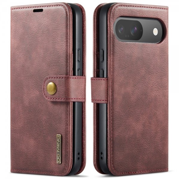 Dg.Ming Google Pixel 9/Pixel 9 Pro Etui med aftageligt Cover Rød